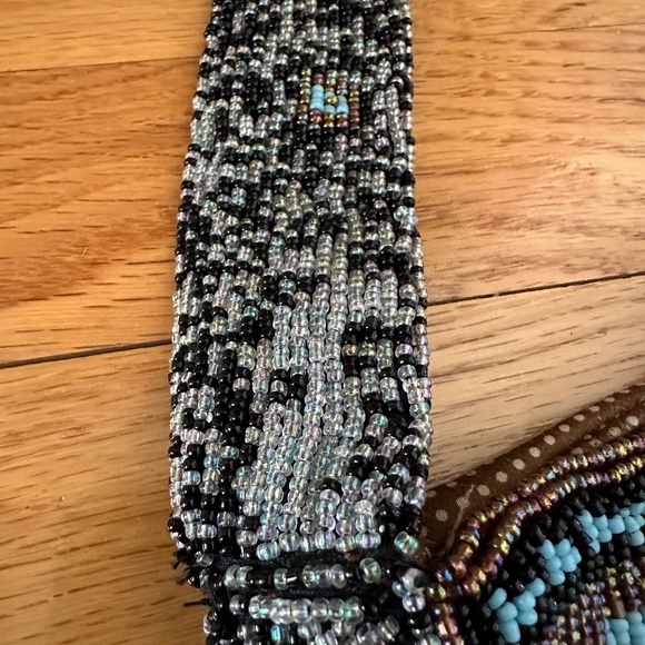 Deux Lux Beaded Shoulder Bag Hobo Bag - Picture 5 of 12